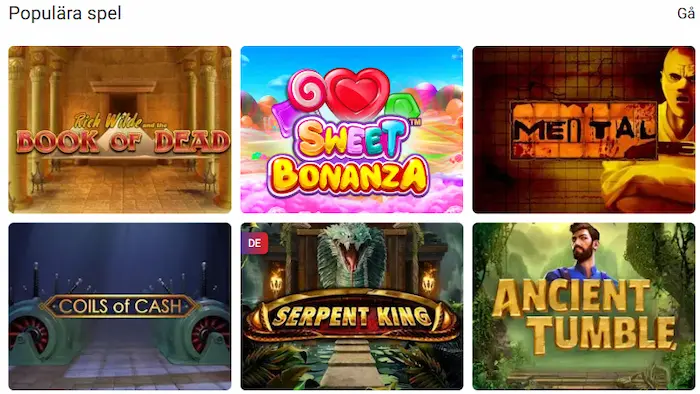 Guts Casino Sweden bonus